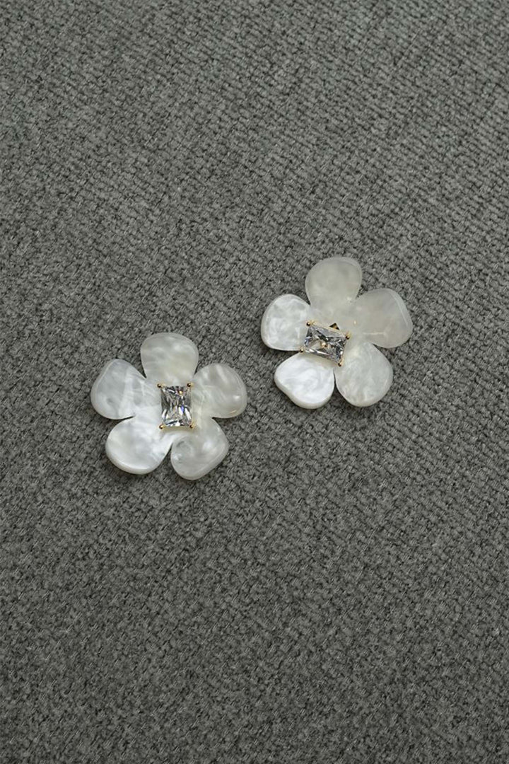 EAR RINGS JW1248 WHT - OPIA