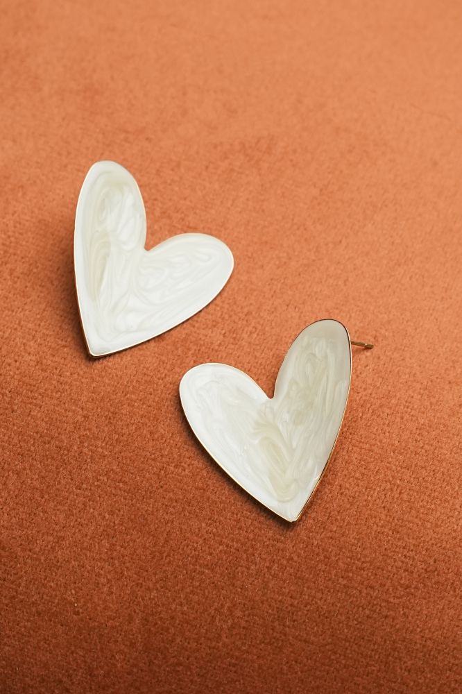 EAR RINGS JW1277 WHT - OPIA