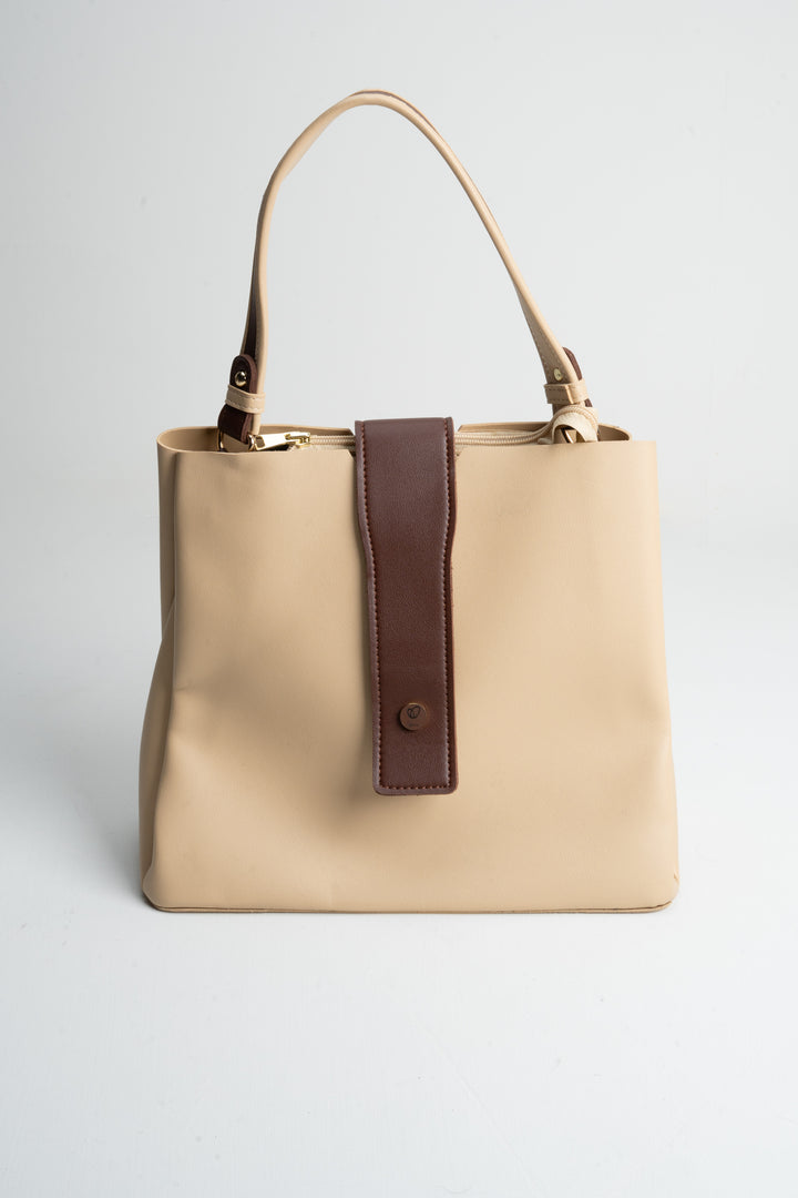 LADIES HANDBAG LB165 BEIGE