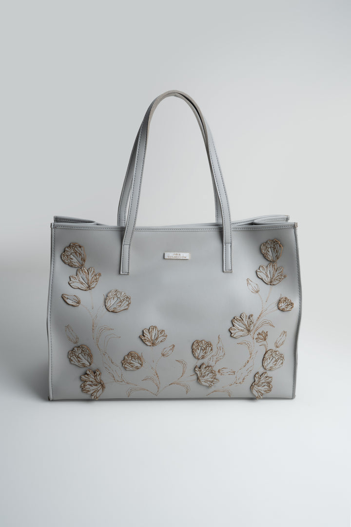 LADIES HANDBAG LB167 GREY
