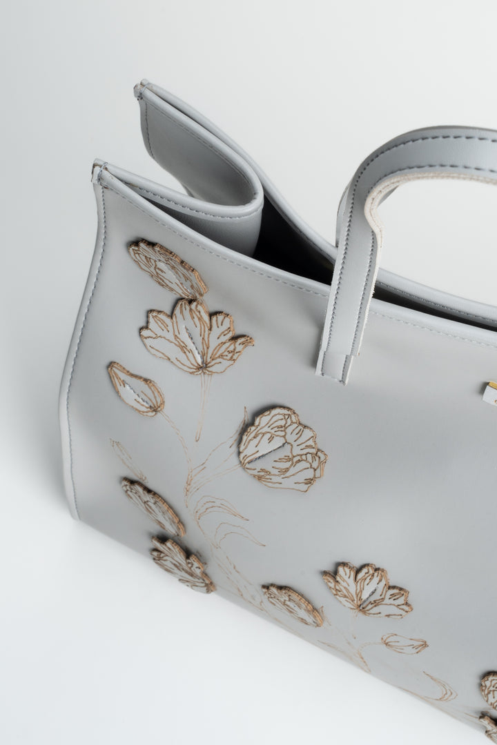 LADIES HANDBAG LB167 GREY