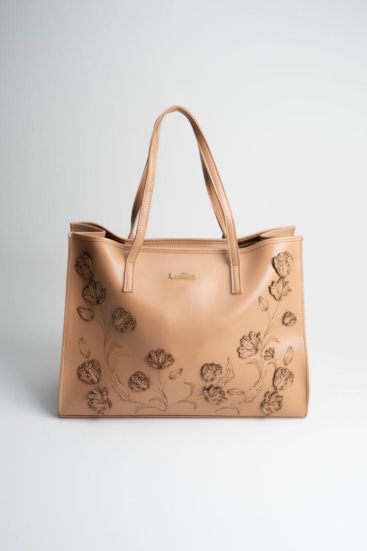 LADIES HANDBAG LB167 TAN