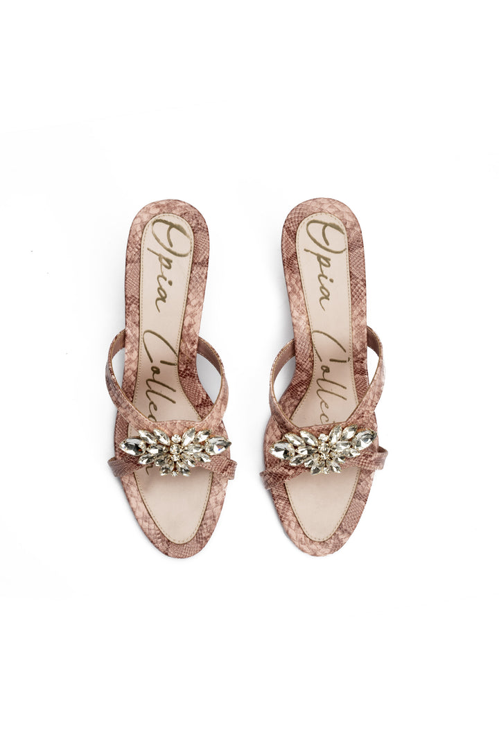 OPIA HEELETTE SLIDES