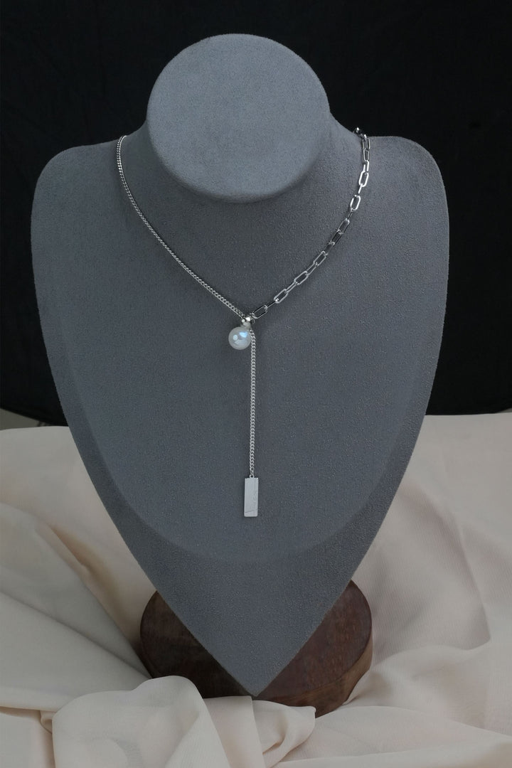 NECKLACE JW1245 SLV - OPIA