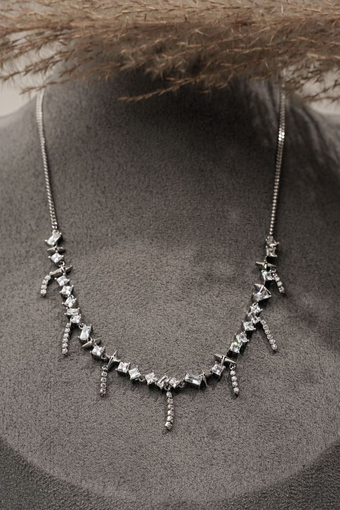 NECKLACE JW1288 SLV - OPIA