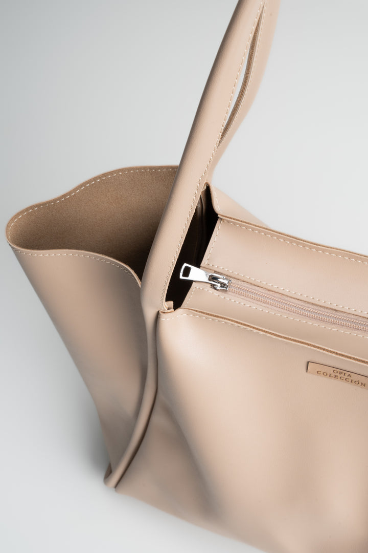 LADIES HANDBAG LB164 BEIGE